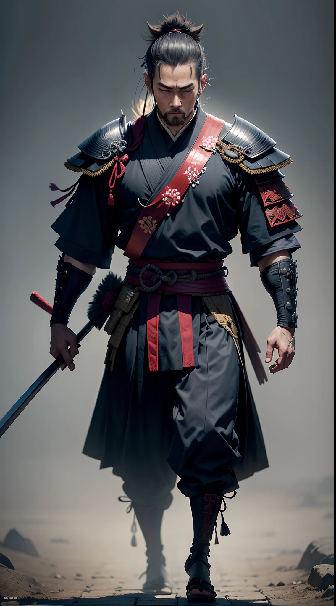 Um Samurai virtuoso, perdido no tempo em um mundo de desordem; where principles, Values and good customs no longer exist and are no longer honors. sad and lonely, Living According to His Moral Code, He follows the walk with his shoulders girded in a deep spiritual depression