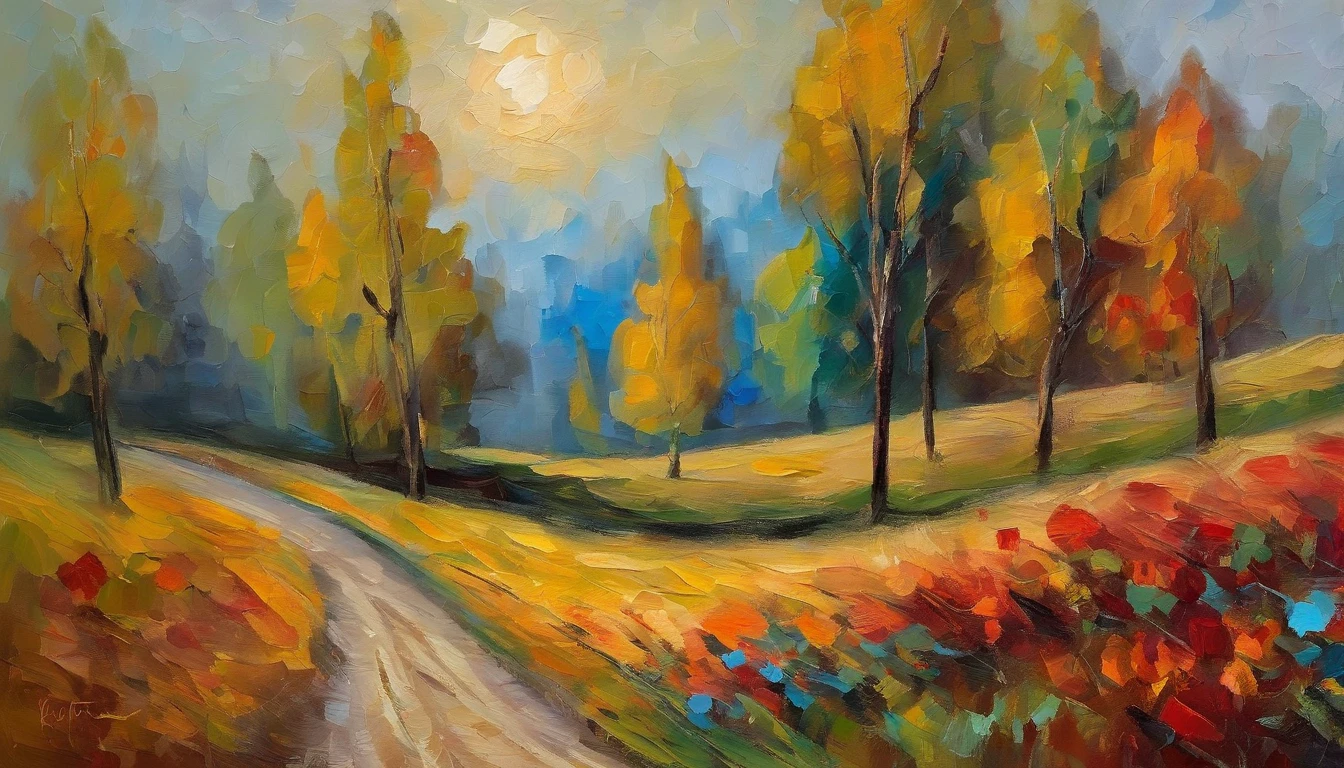Art Oil Painting, estilo vintage, en colores pasteles y tenues, Christmas Design.