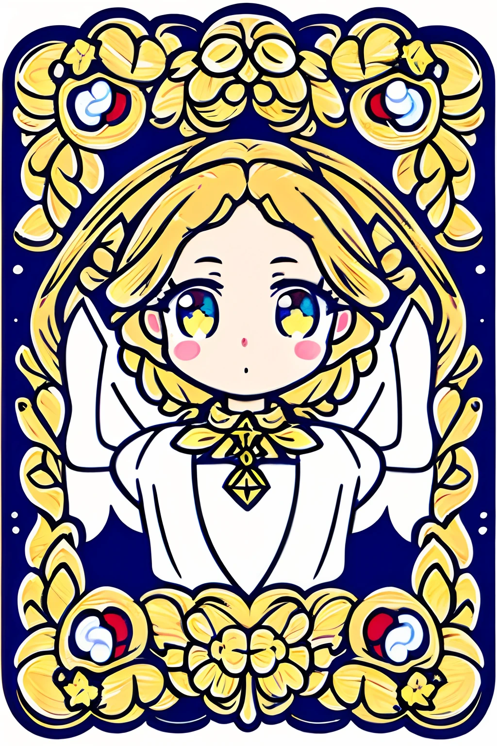 ((Stickers)),1 fairy,Holy angel , Epic ,Simple white background,(Masterpiece:1.2), (Best quality), (Ultra detailed), (8K, 4K,),(Highly detailed:1.2), (Dynamic pose:1.2)
