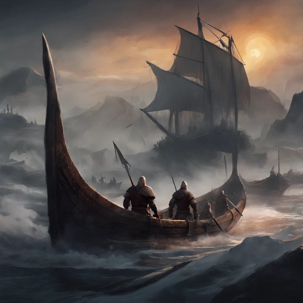 a cover for an ebook about viking war (masterpiece, well dated, high quality, dark colors) 8k, 1.37.