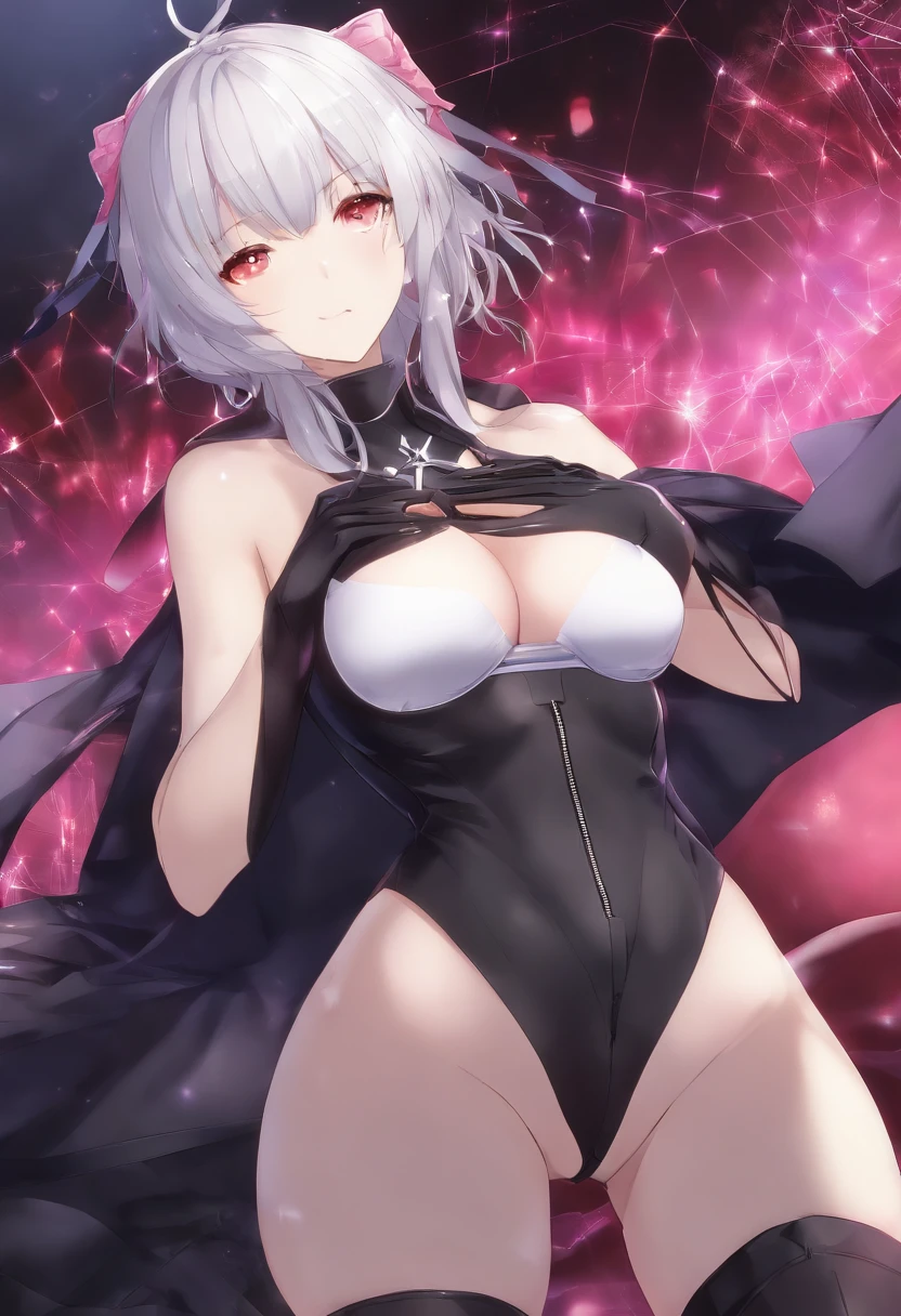 (Full body shot from the front:1.2), (anime girl naked in latex sitting on a ledge with her hands on her chest), best anime, seductive anime girl, 2 b, 2b, hajime yatate, badass anime 8 k, neferpitou, anime girl wearing a black dress, silver color hair, Jeanne Alter Fate, Jeanne Alter, Jeanne d'Arc, Jeanne d'Arc Alter fate grand order, **** in dress, revealing clothes, ((naked)), Woman with huge breasts,Woman with huge ass, pink , 16k, UHD, masterpiece, anatomically correct, textured skin, best quality, high details, cheeks red --auto