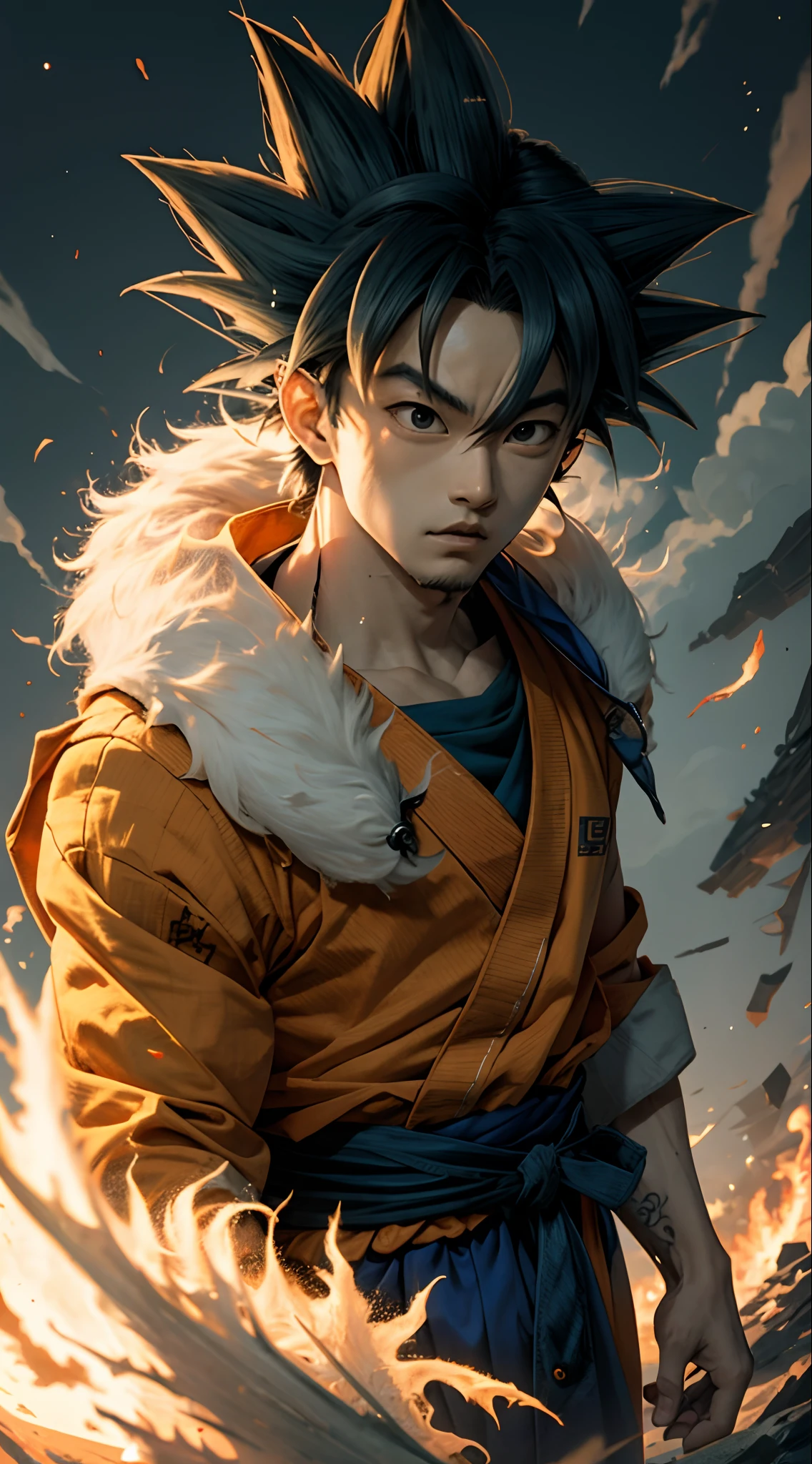 Goku with zhongli