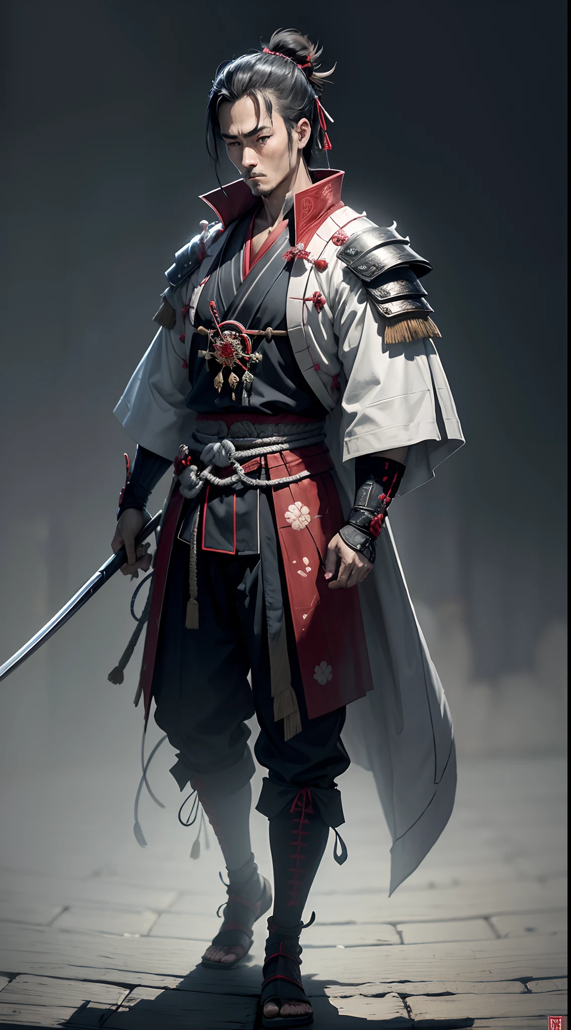 Um Samurai virtuoso, perdido no tempo em um mundo de desordem; where principles, Values and good customs no longer exist and are no longer honors. sad and lonely, Living According to His Moral Code, He follows the walk with his shoulders girded in a deep spiritual depression