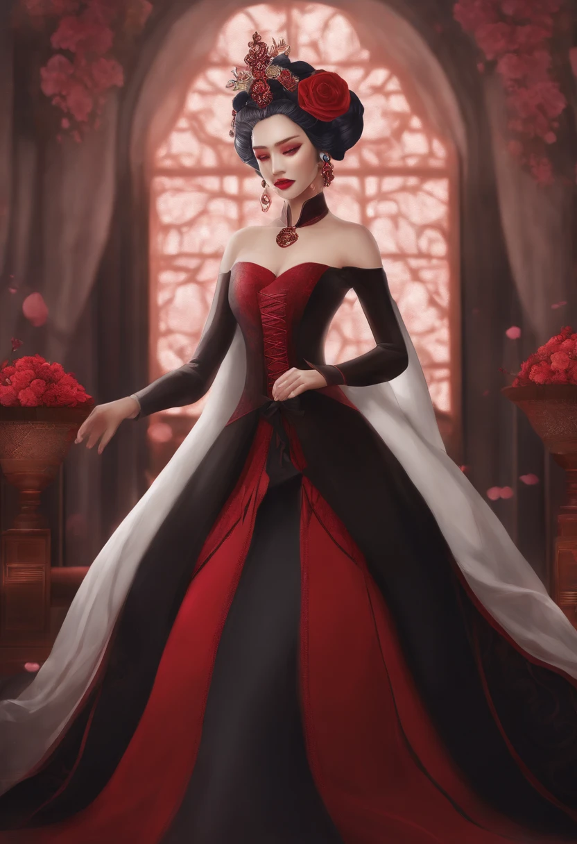 personagem hidan com roupa de princesa