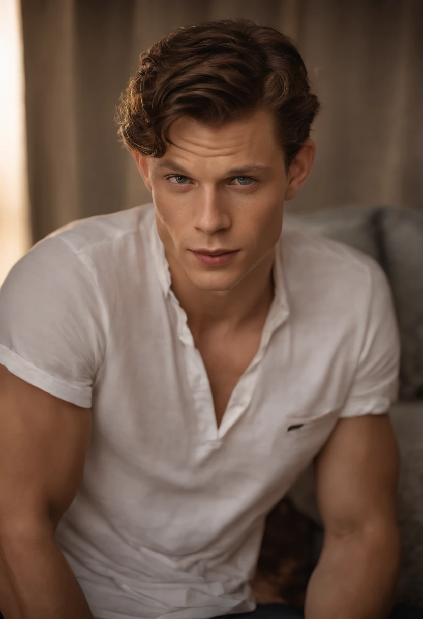 (best quality,ultra-detailed,realistic:1.37),TomHolland,shirtless,TomHolland's detailedfigure,TomHolland'sexpressivedark eyes,TomHolland'swell-defined jawline,TomHolland'stoned physique,TomHolland'scharming smile,2 handsomemenembracing,skin-to-skincontact,intimateembrace,passionateinteraction,eroticart,detailed male anatomy,artisticbeauty,sensualpose,TomHolland'sconnected gaze,artisticportrayal,subtle lighting,richcolors,classicstudio setting