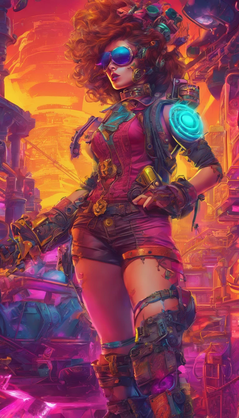 "steampunk assassin, mechanical gear, badass goggles, clockwork prosthetic arm, Victorian clothing, rusty machinery, smoky atmosphere, dimly lit alley, steely determination, advanced weaponry, hazy mysterious background, intricate gears, copper and bronze accents, high contrast lighting, dystopian cityscape, vintage steam-powered vehicles, gritty and industrial, intricate tattoos, a trail of steam, flying mechanical birds, steam whistle sound, badass attitude (best quality, highres, realistic), dramatic lighting, cinematic composition, mesmerizing colors, dynamic action pose"