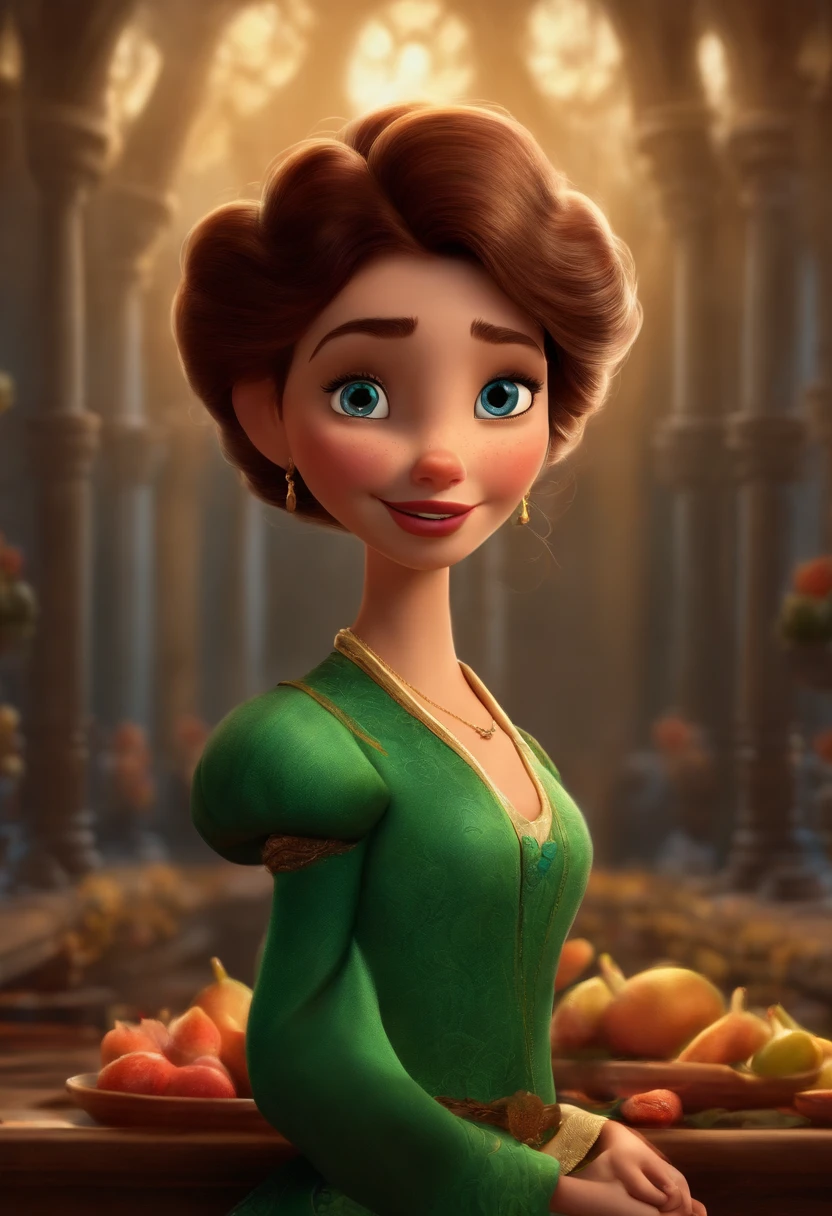 Sergio sacani, foto de rosto, disney pixar style, 3d