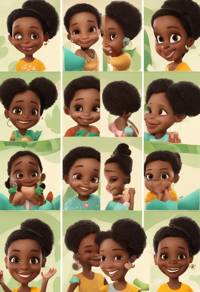 Prompts MidJourney Mascote 3D
3D -> Estilo 3D
style pixar -> Disney Style
–Air 9:16 -> Vertical rectangular size
–AR 16:9 -> Horizontal rectangular size
–Air 1:1 -> Tamanho quadrado
Full Body -> Corpo inteiro
white skin -> Pele branca
Black skin -> Pele negra
Hair black -> Cabelo preto
Hair brown -> Cabelo castanho
Hair blond -> Cabelos loiros
Short hair -> Cabelos curtos
Afro -> Cabelos crespos e pele negra
Girl -> Menina
Boy -> Menino
Baby -> Infantil
laughing -> Rindo Feliz
Jumping -> Pulando
eyes green -> olhos verdes
eyes black -> olhos pretos