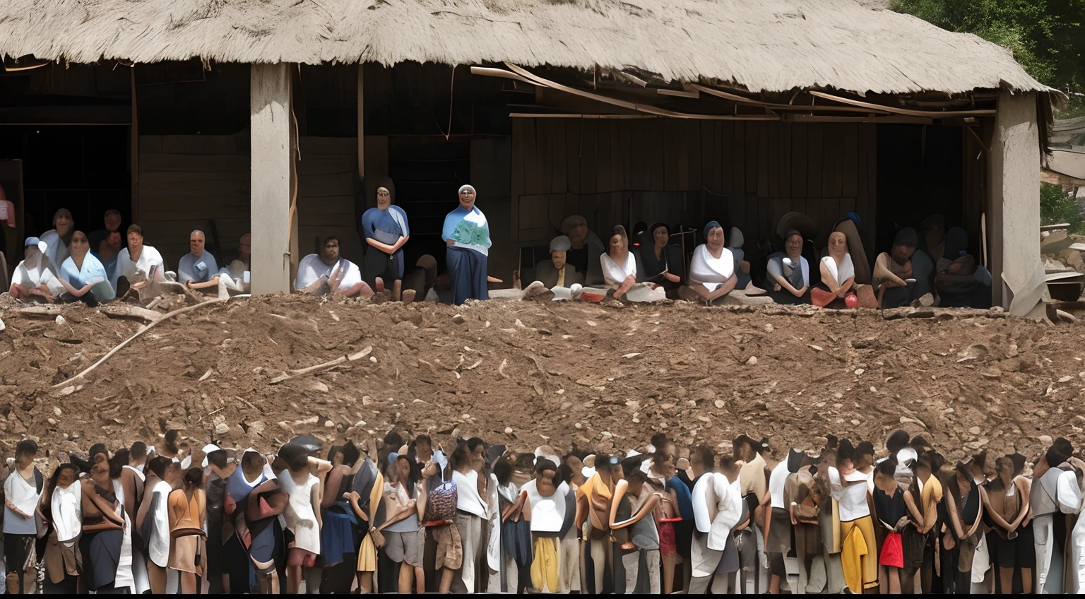 Image of people facing challenges