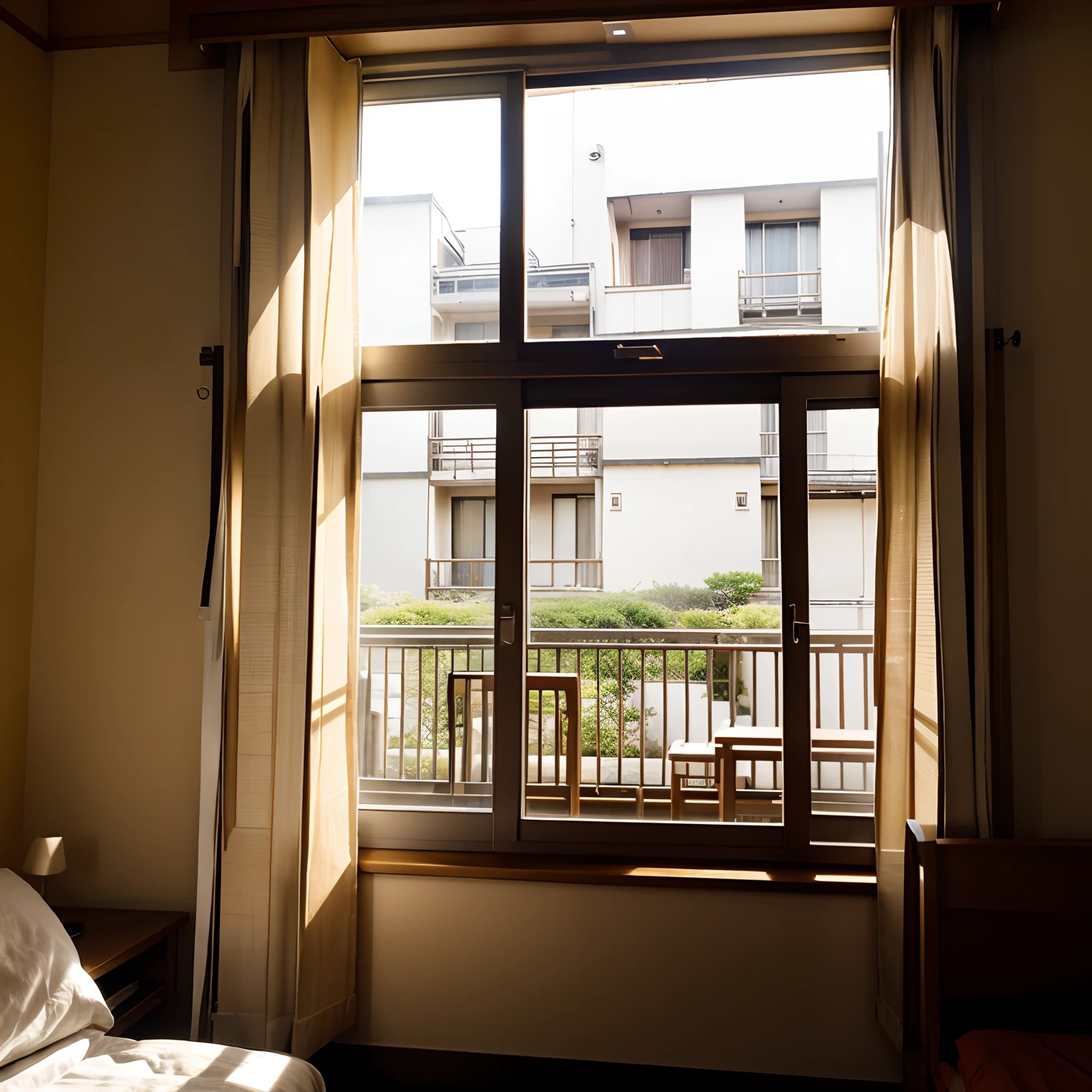 Contre-Jour、window、Apartments in Japan