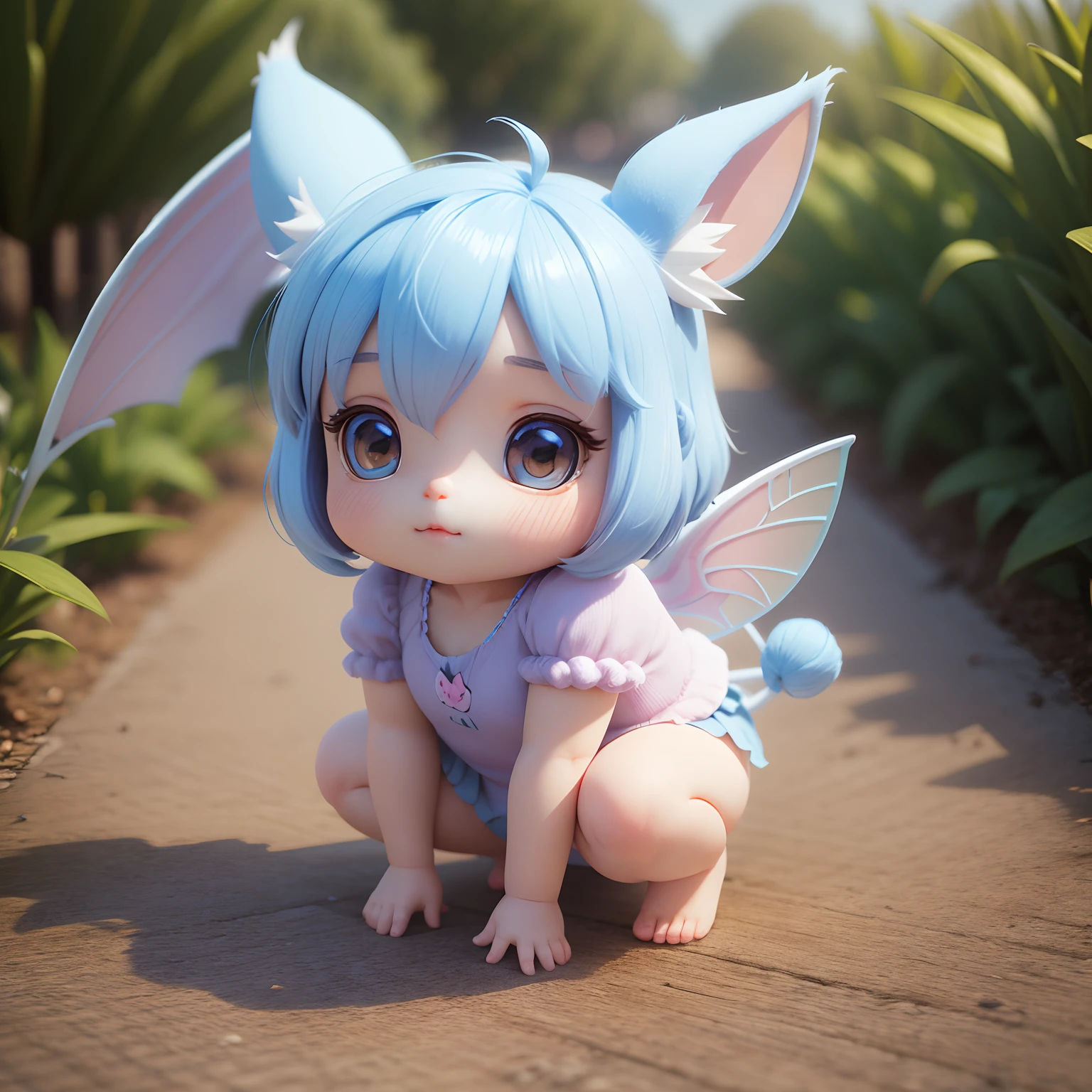 Cute anthropomorphic old dragon naked girl，number art，Furry fur，eyes with brightness，yuki，snowflower .. 2，Trend Art Station，16Kghibli style，pixar-style，hyper qualit，octaneratingrendering，beautiful illumination，- Quality 2-upbeta-Chaos 10, , full body, long legs, beauty face