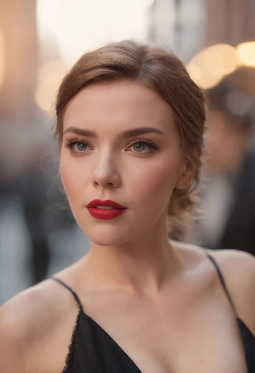 Bela foto de Scarlett Johanssen, vestindo uma fantasia de spideman, Uma impressionante foto colorida intrincada de (sks mulher:1), Epic character composition, Por Ilya Kuvshinov, alessio albi, Nina Masic, foco nítido, natural lighting, Subsurface scattering, f2, 35 mm, filmic grain, corpo inteiro
