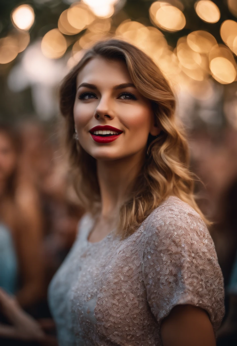 (selfie, top view: 1.4), (straight half of the body: 1.4), RAW UHD portrait photo of a 24-year-old blonde (blue-eyed woman) walking down a dark alley, large breasts,, city at night, (skirt), (neckline), details (textures! , hair! , glitter, color!! , disadvantages: 1.1), glossy eyes with high detail (looking at the camera), SLR lighting, SLR camera, ultra-quality, sharpness, depth of field, film grain (center), Fujifilm XT3, crystal clear, frame center, beautiful face, sharp focus, street lamp, neon lighting, bokeh (dimly lit), night, (night sky), detailed skin pores, oily skin, sunburn, complex eye details, full body, large breasts, detailed face, emma stone, natalie portman