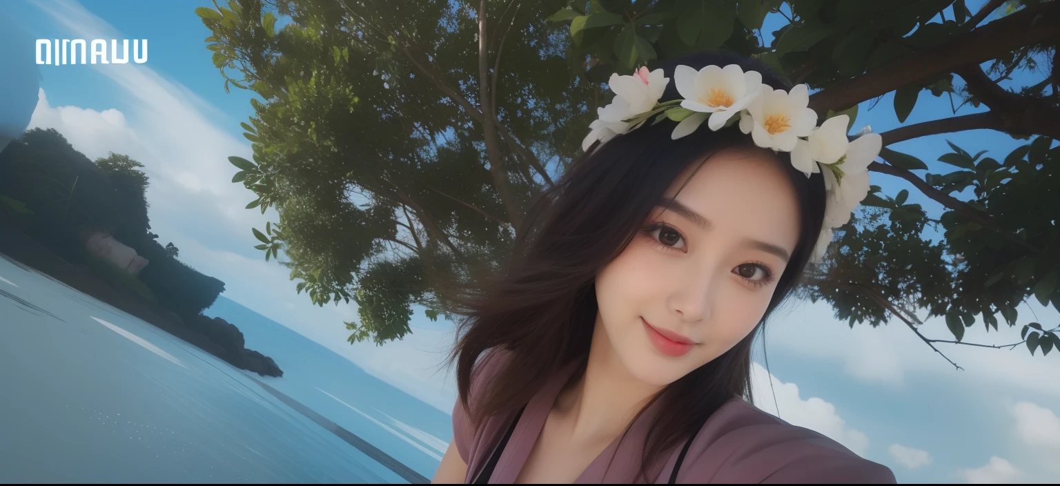 (best quality,highres:1.2),ultra-detailed,realistic,girl:1.1,portrait,Japanese girl,beautiful detailed eyes,beautiful detailed lips,extremely detailed eyes and face,long eyelashes,shiny satin black cute apron,short sleeve,upper body shot,directly front view,sophisticated smile,vivid colors,warm and soft lighting.