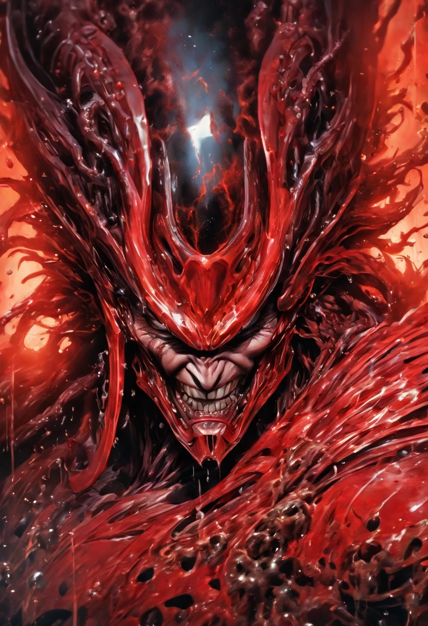 blood rein,Portrait Of A Biomechanical Warrior,bullet dodger, Smooth, Explosion Of Liquid Splash,Sci-Fi, centralized portrait, Seb Mckinnon, H.R. Giger, Eldritch, Karol Bak, Mixed Media, Hyperrealism, Photorealism,[octane render]