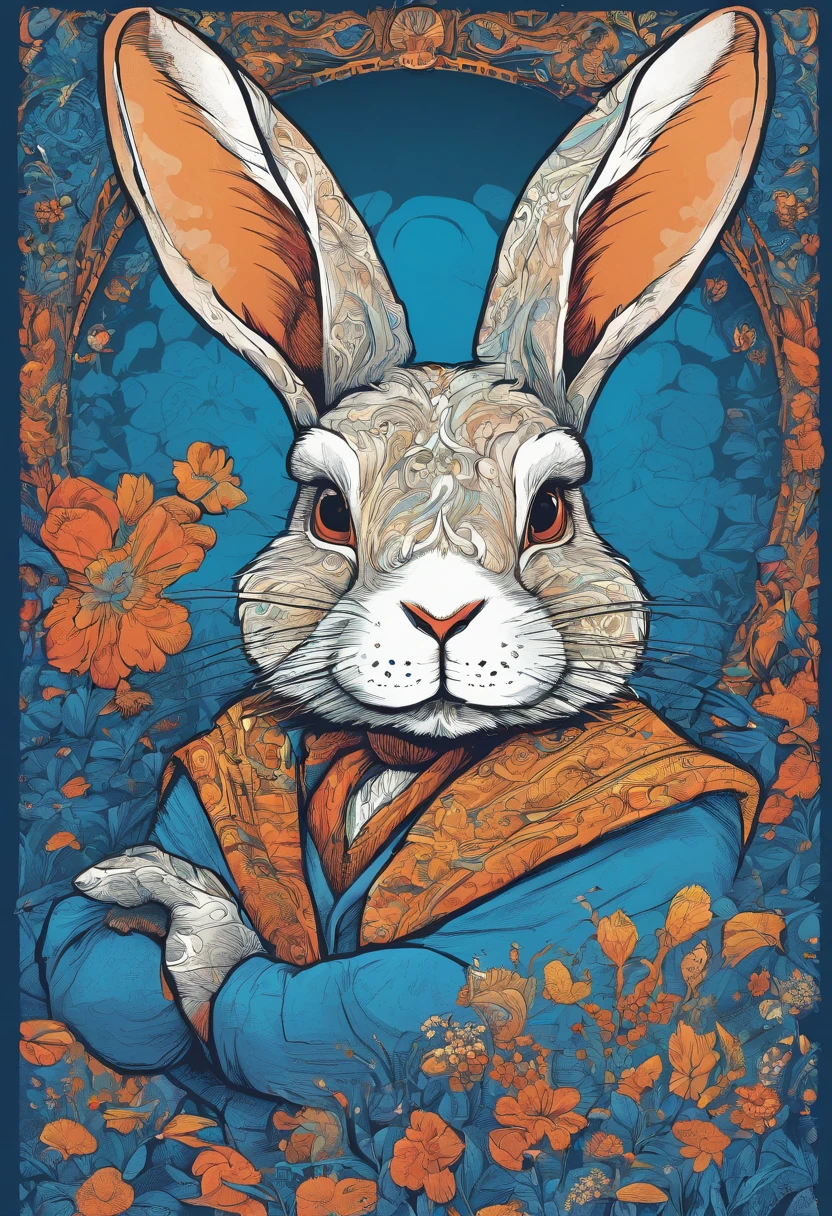 Blue rabbit