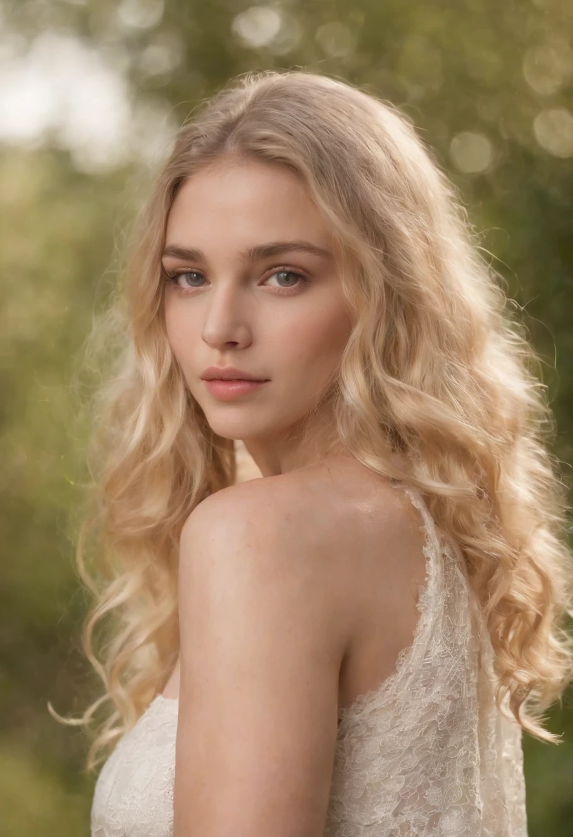 18 Yo fille, Sein nue, petit et beau long mamelon dure, with long curly hair, Blonde, beau visage, Pluie, toit, Masterpiece, intricately-detailed, anatomie parfaite, visage & Body details.