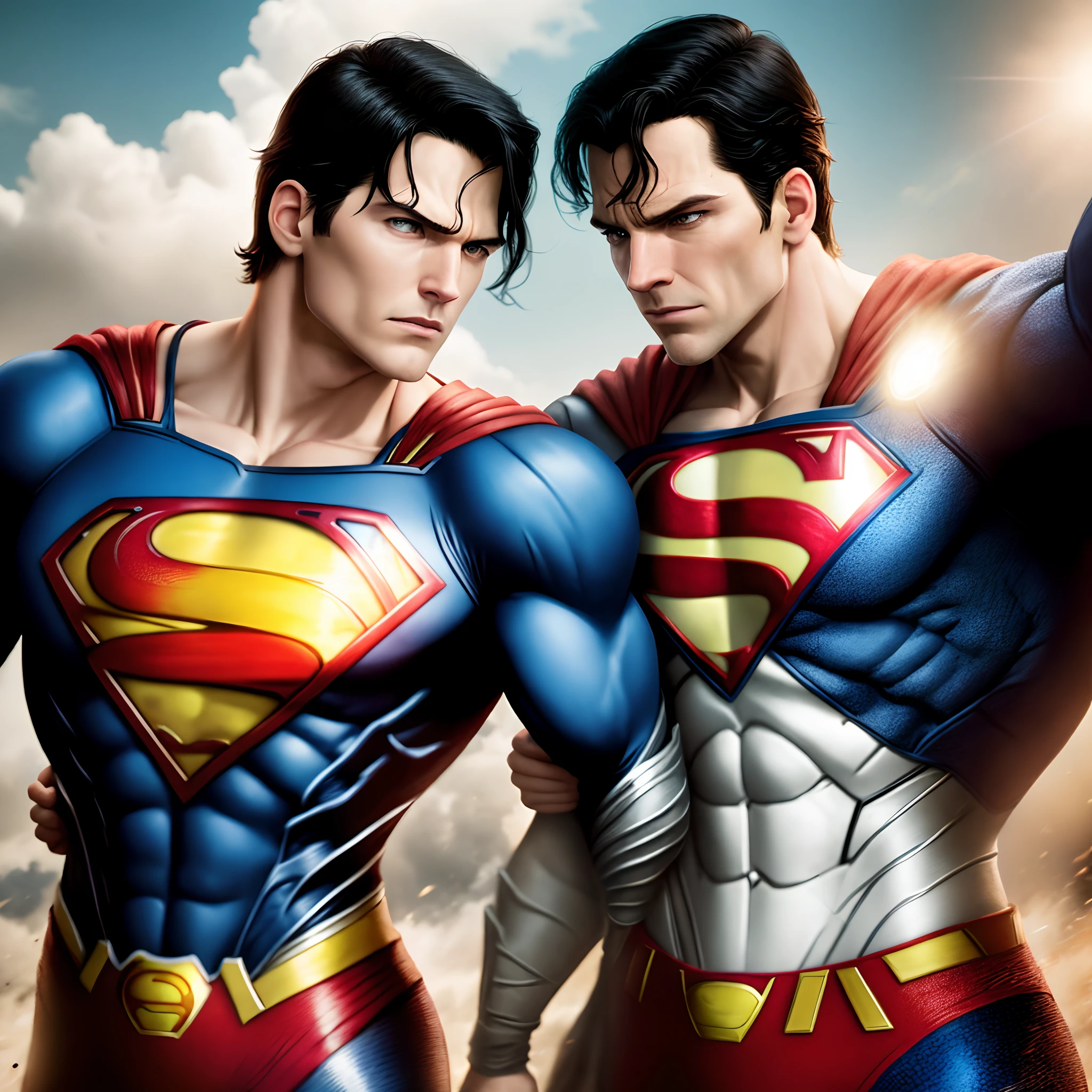 Crie um imagme +18 superman