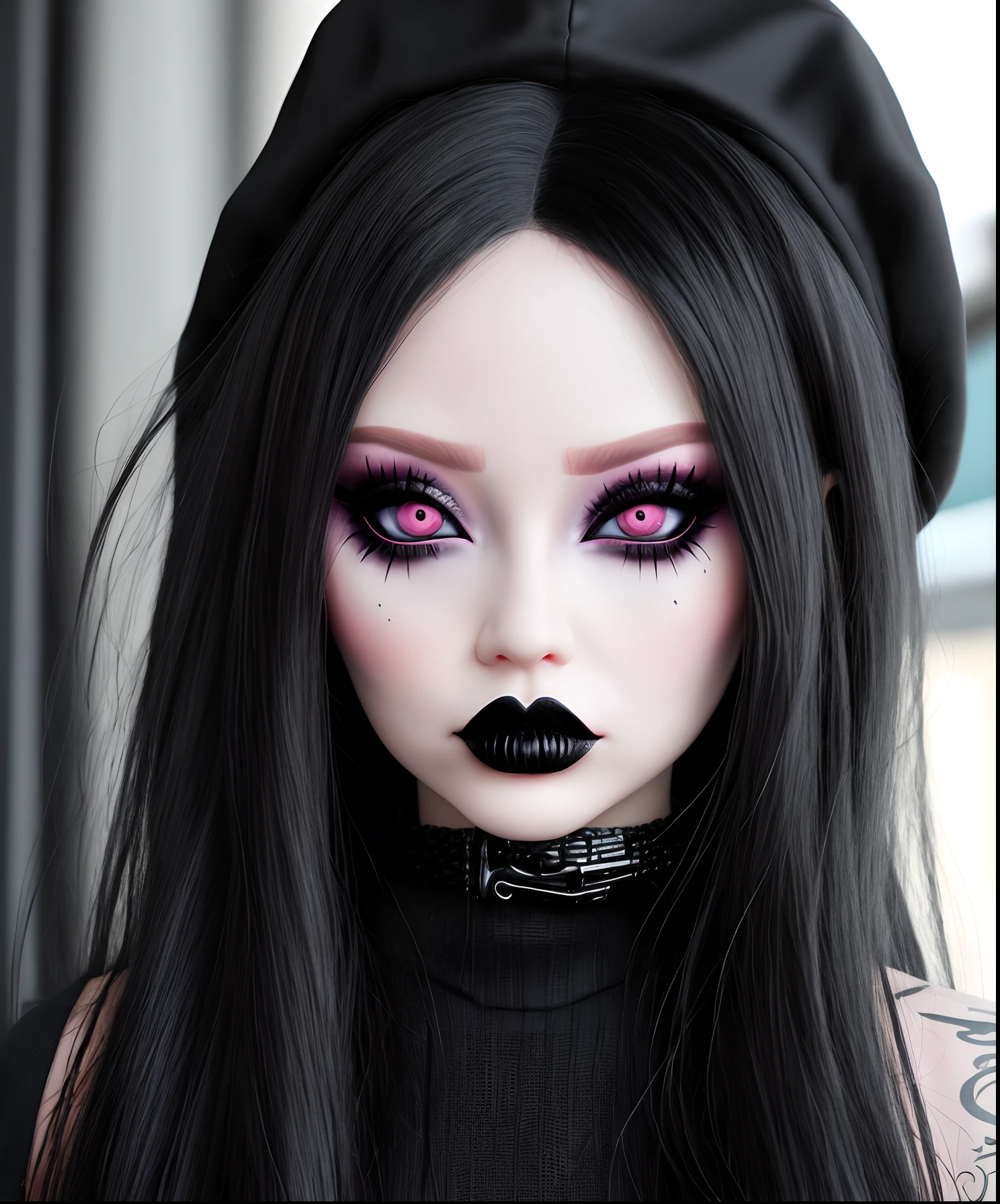 Bimbocore big lip alien fashion dolls