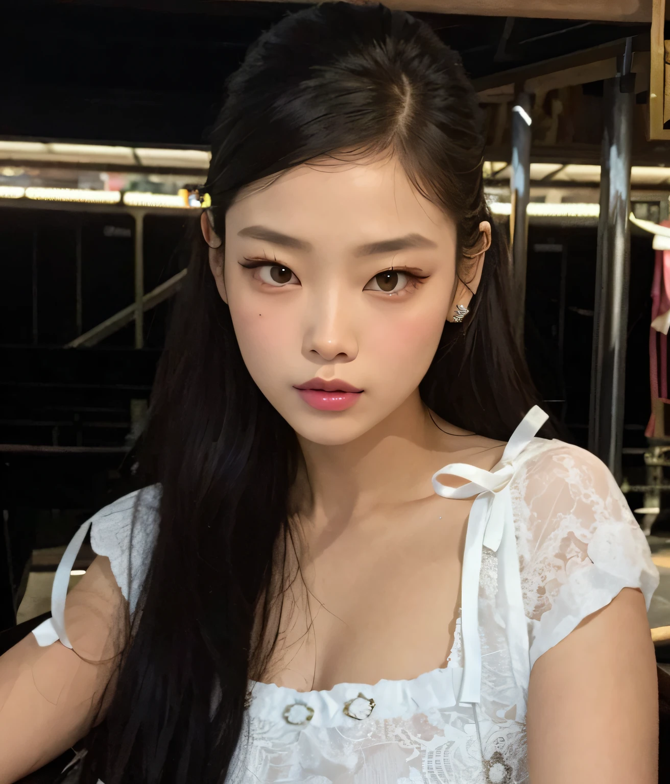 There is a young woman with long hair posing for a photo, jennie blackpink, parque roseanne de blackpink, tzuyu de duas vezes, jossi do blackpink, gongbi, Jisoo do Blackpink, portrait of jossi do blackpink, Lalisa Manobal, Jisoo do Blackpink, Heonhwa Choe, jaeyeon nam, Jinyoung Shin