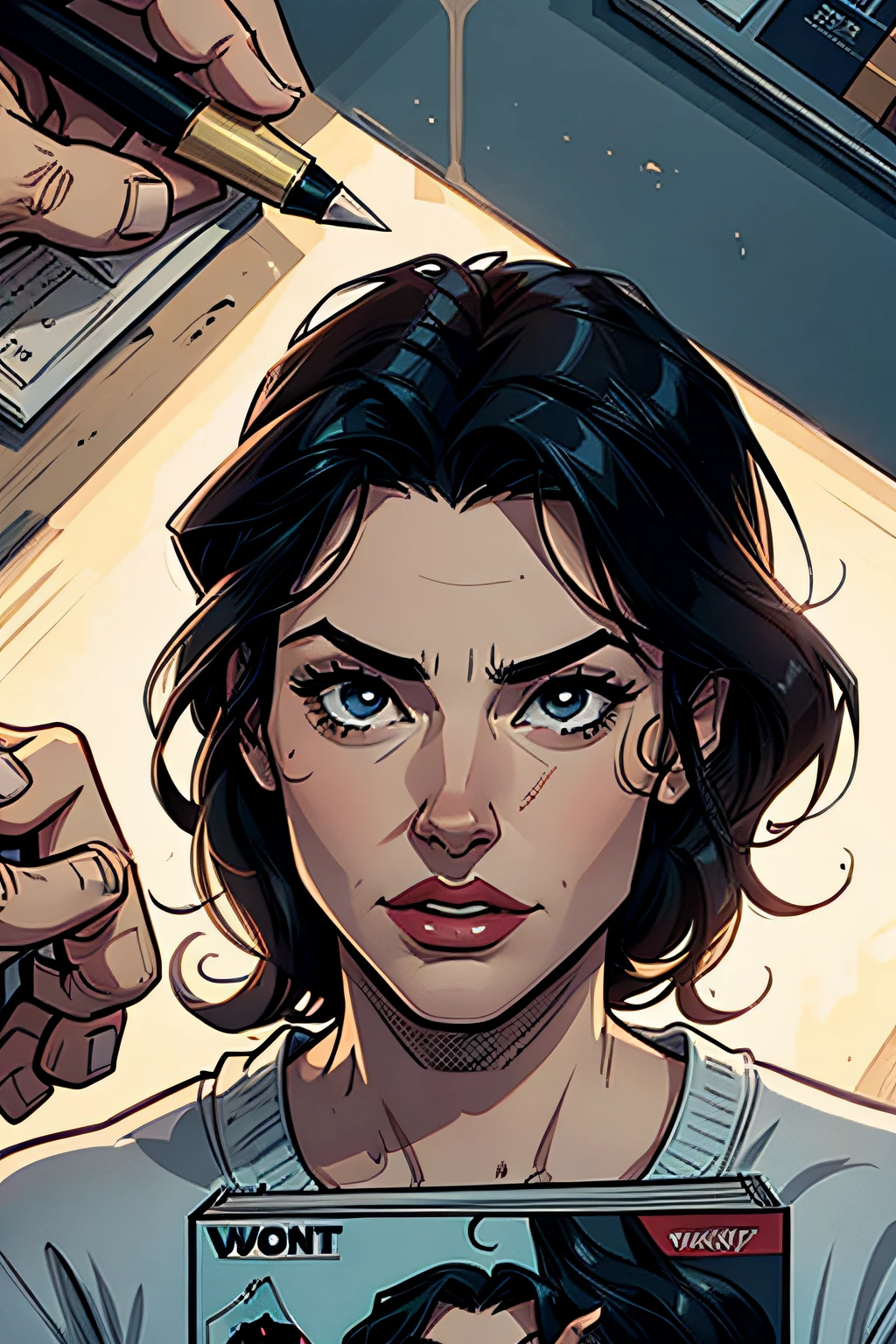 a very perfect illustration of graphic novel