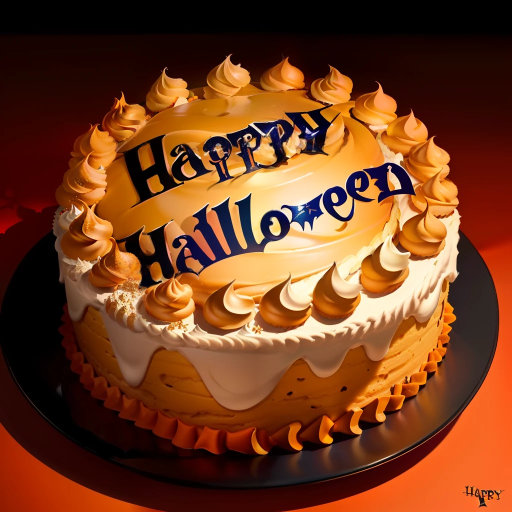 Doces com nome happy Halloween