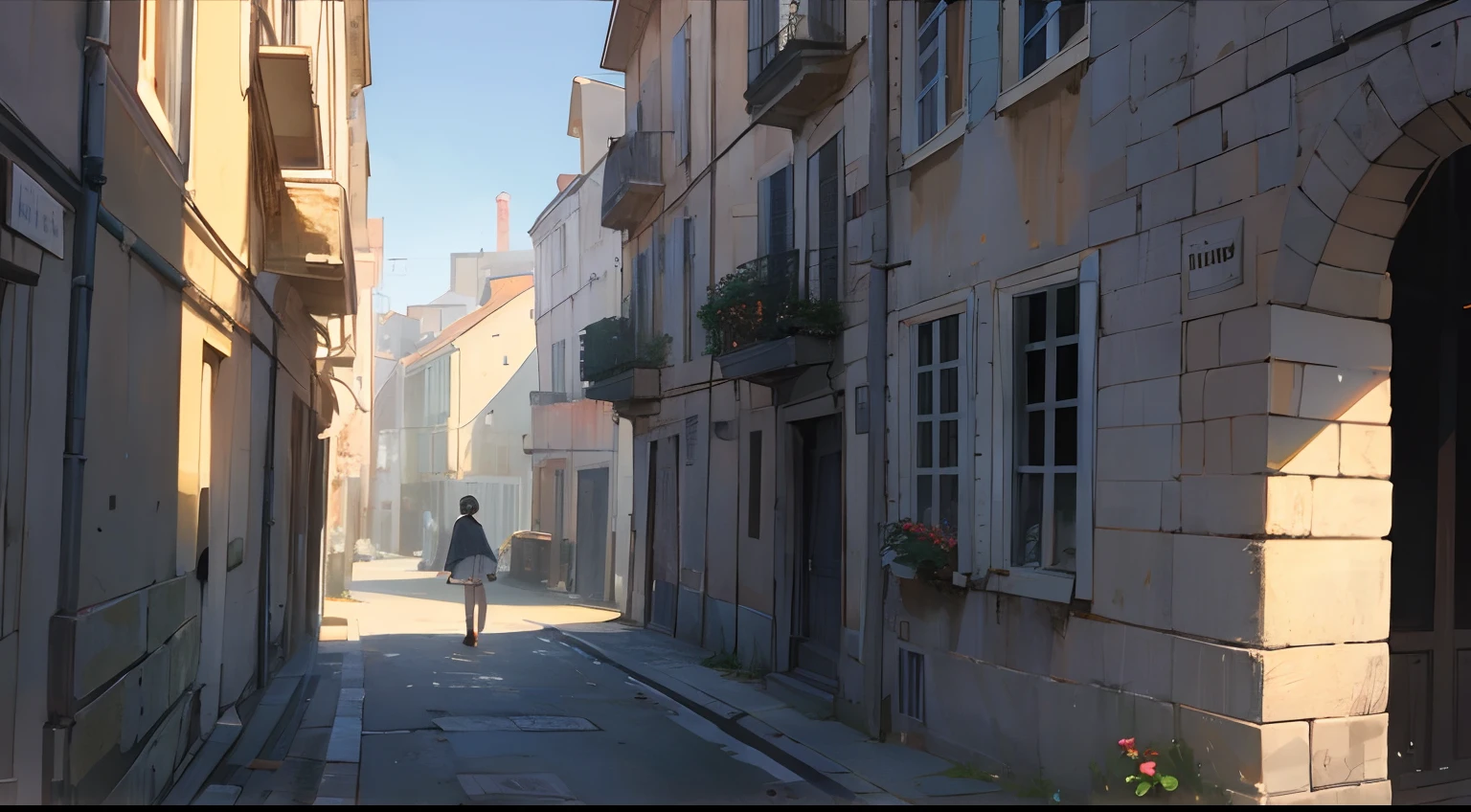 Contexte du roman, On the way to school, Matin