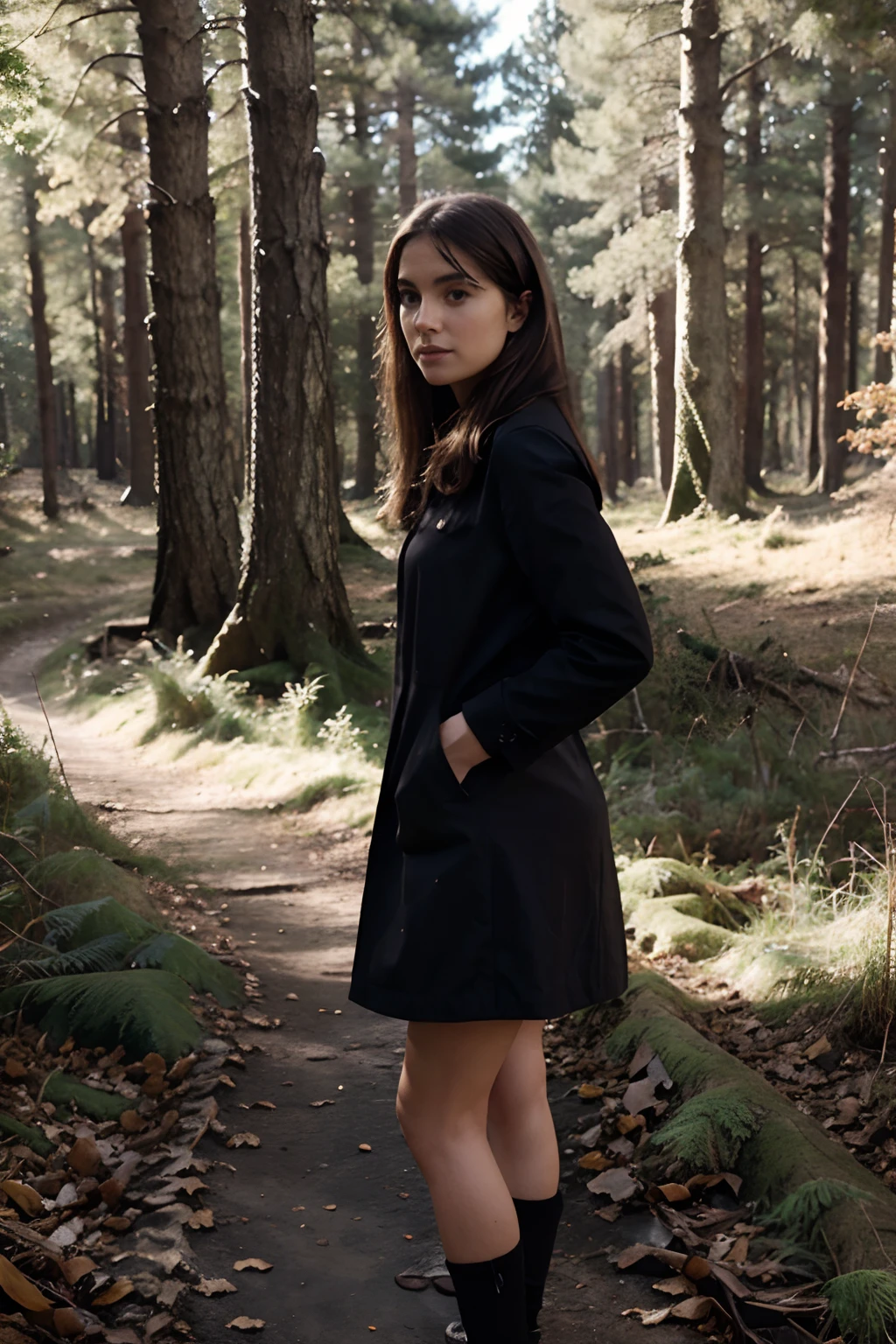 meme femme dans la foret