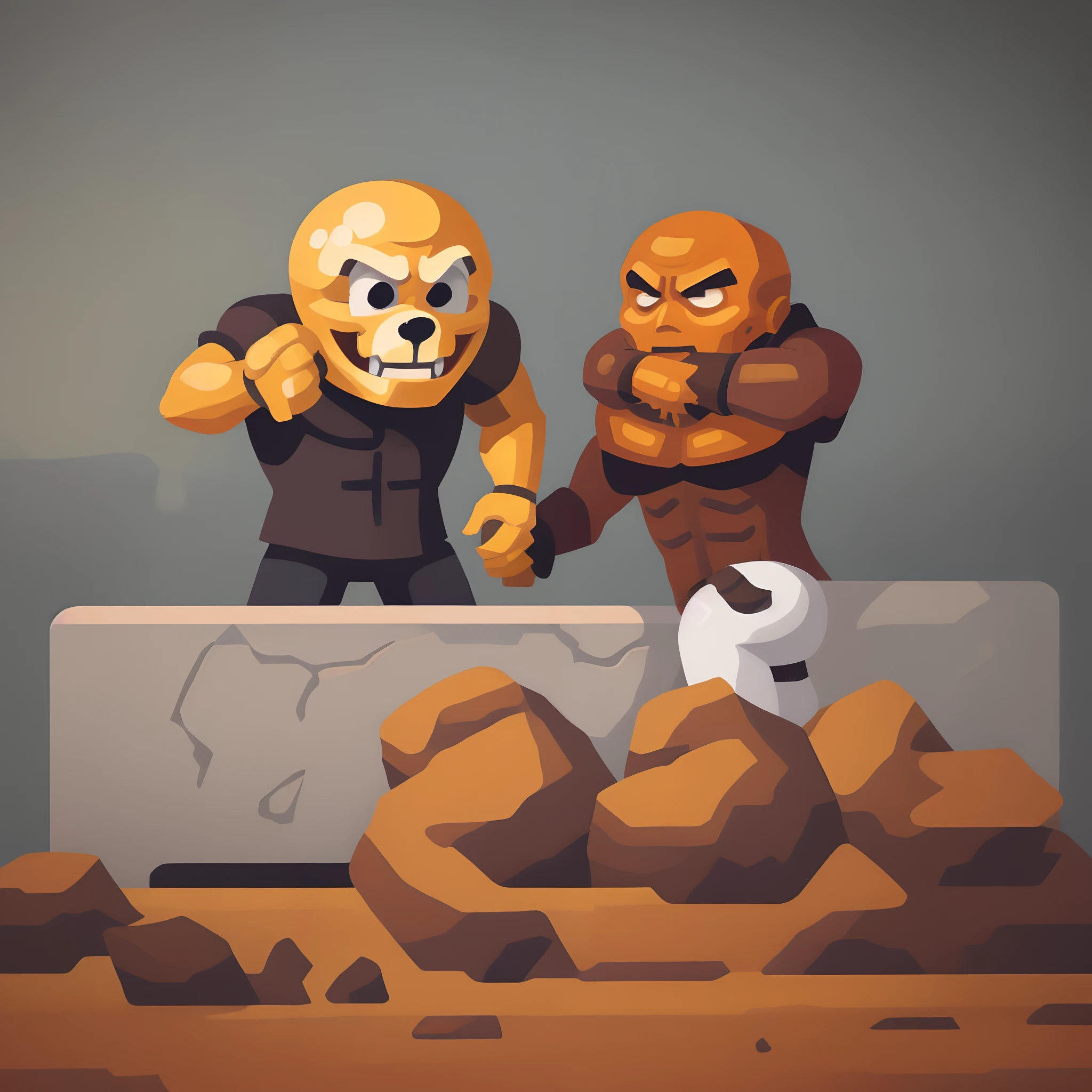 Sans undertale fighting Brutus buckeye