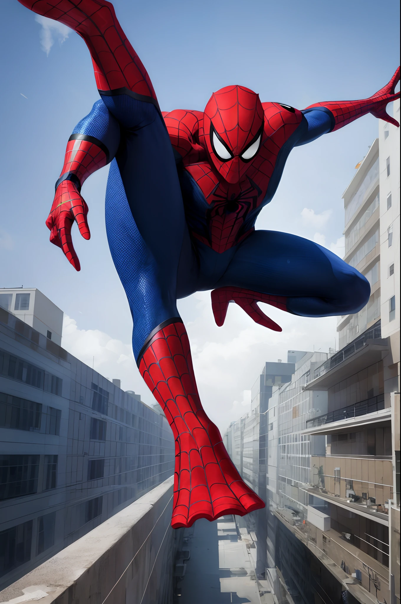 Spider man in perspective