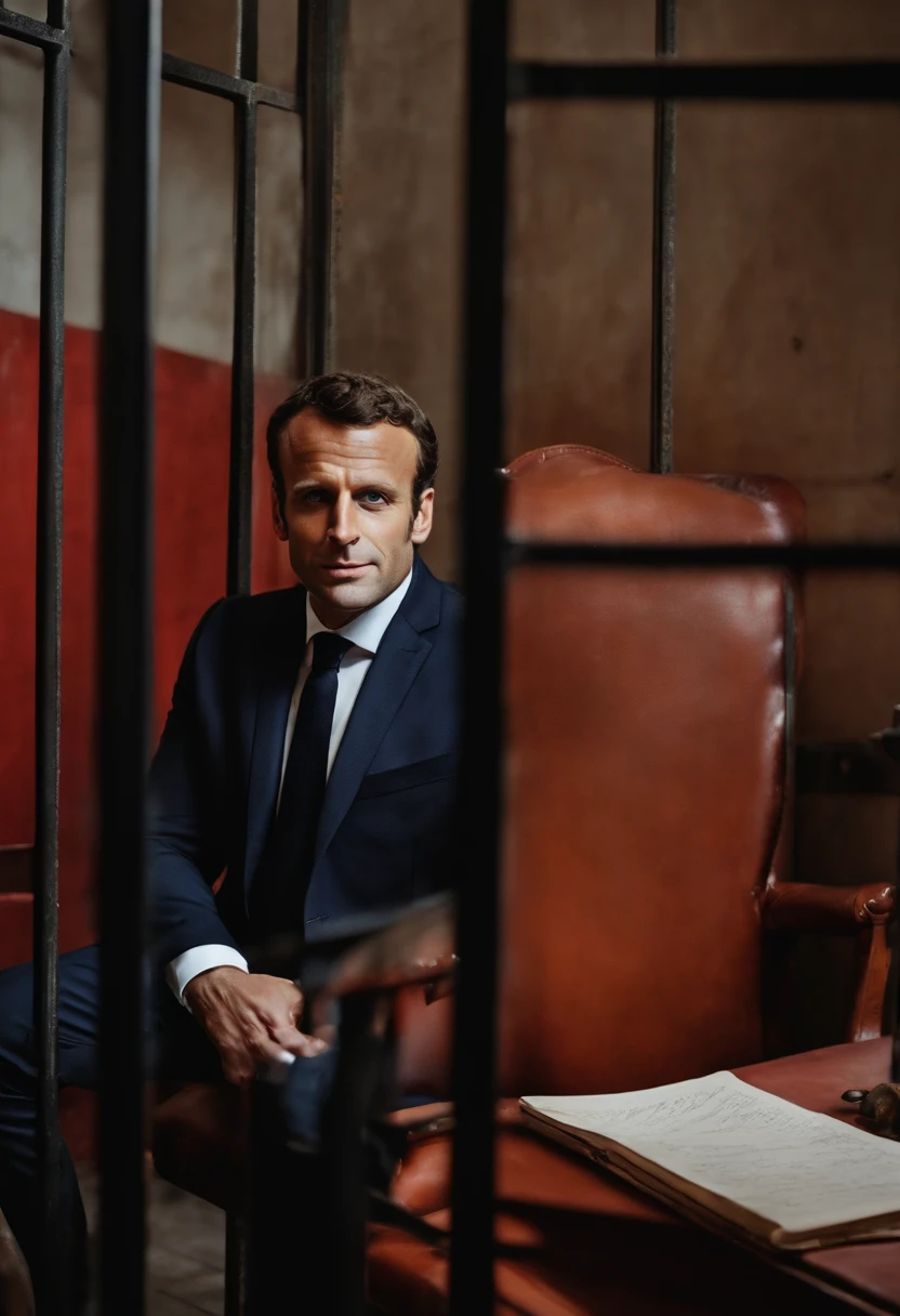 Macron en prison