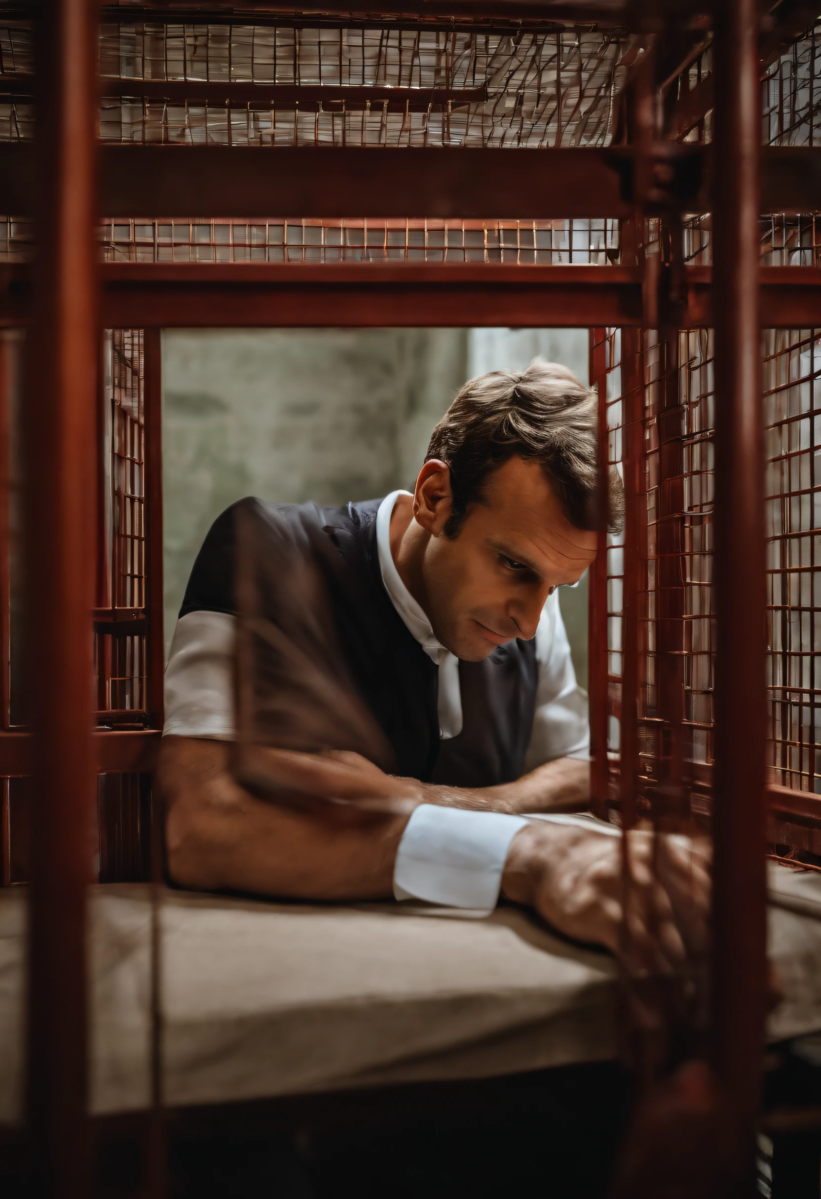 Macron en prison