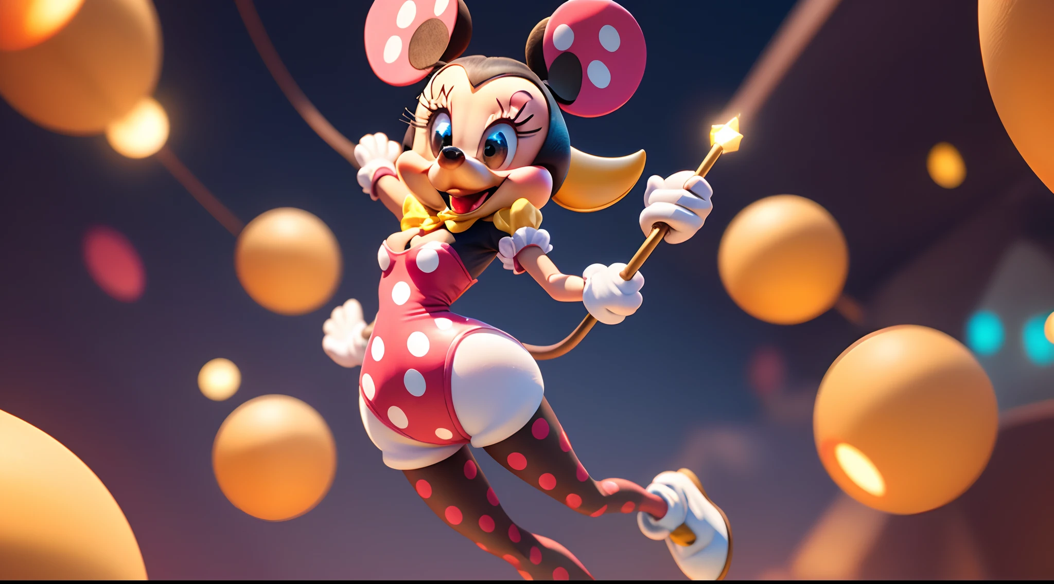 rich minnie mouse 3d