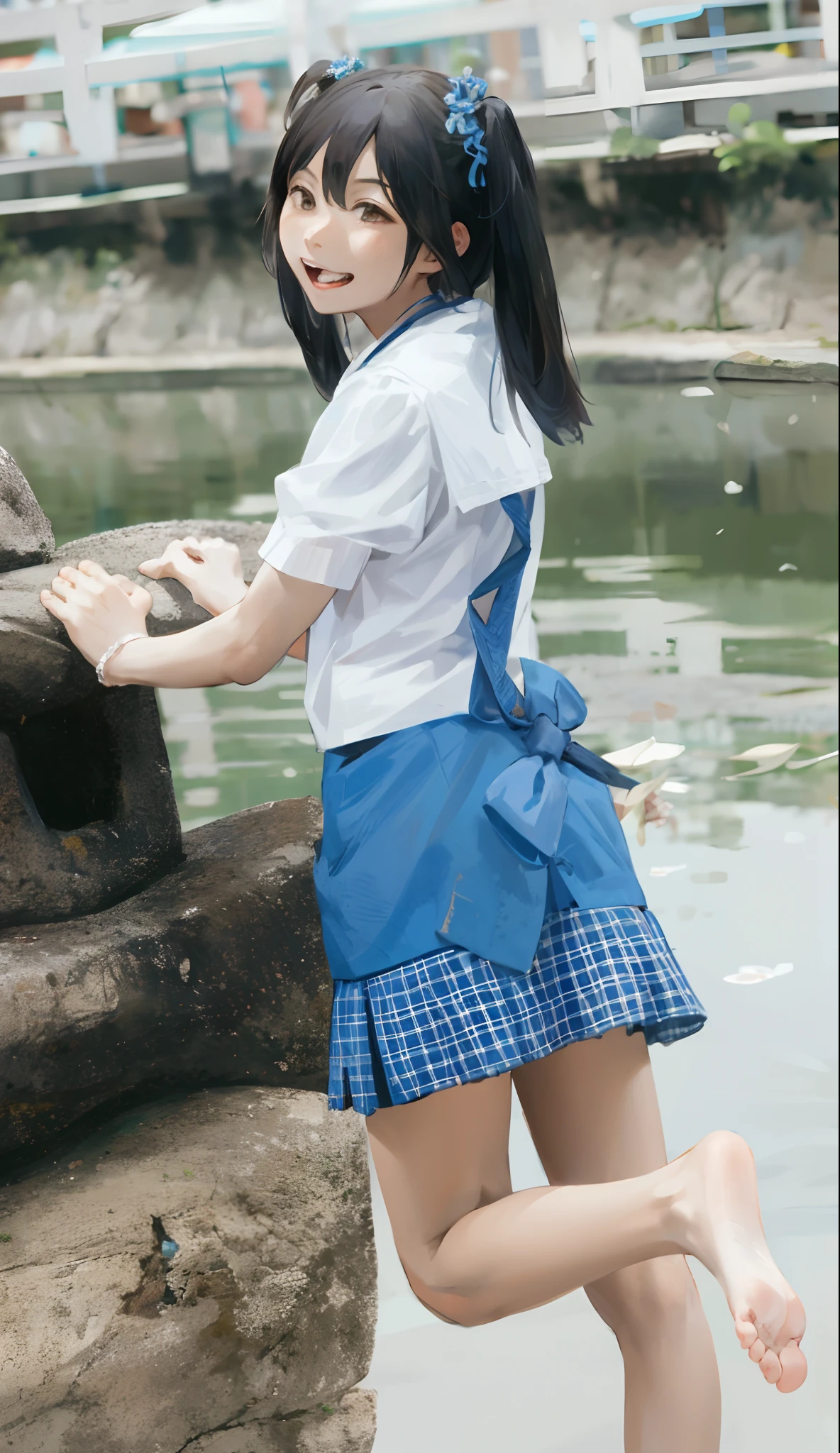 Barefoot,Foot soles,Asian people