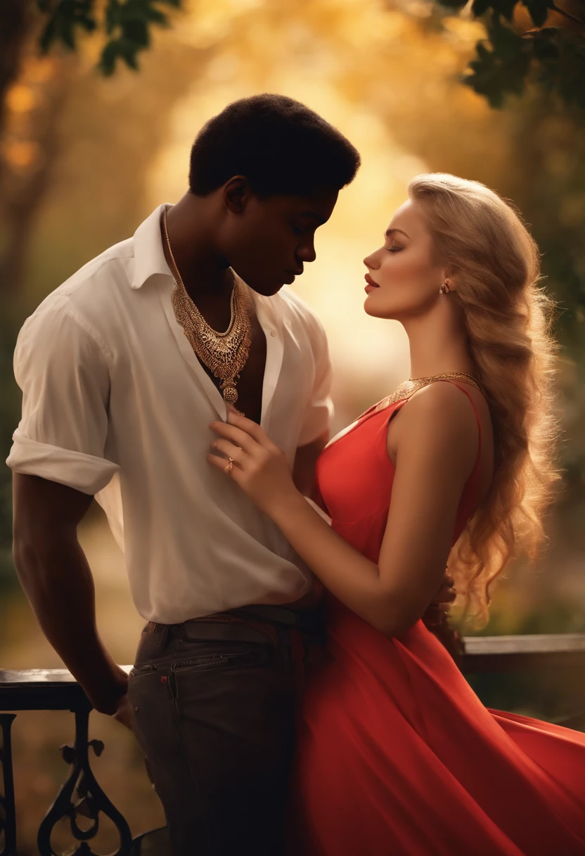 black boy and sexy german girl