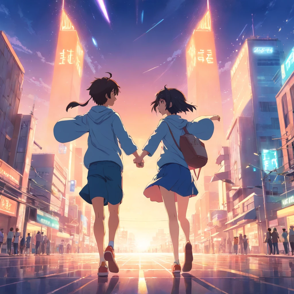 Twitter banner, high five