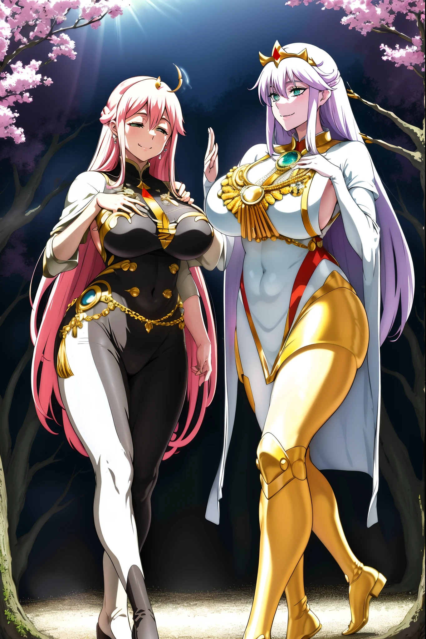 Zero Two, dress, sun halo, holy, smile, medium breast, priestess, full body, walking, divine aura, sun halo, solar halo, long skirt, porcelain skin, ethereal, graceful movement, flowing golden hair, radiant beauty, enchanting gaze, serene expression, soft sunlight, angelic presence, celestial atmosphere, mystical background, celestial light, glowing halo, gentle breeze, ethereal glow, captivating aura, divine radiance, natural beauty, sublime elegance, heavenly charm, peaceful countenance, harmonious surroundings, ethereal grace, mesmerizing presence, transcendent allure, magical serenity, serene and majestic, radiant happiness, heavenly enchantment, delicate features, elegant posture, celestial maiden, otherworldly presence, serene and ethereal, divine embodiment, celestial being, spiritual tranquility, mesmerizing beauty, ethereal goddess, radiant purity. Preparing SeaArt Bot Txt2Img Default 21:19:45, green eyes, white robe, large skirt, long skirt, longeyelashes, solid circle eyes, light smile, ear blush, fang, Surrealism, drop shadow, anaglyph, stereogram, tachi-e, pov, atmospheric perspective, 8k, super detail, ccurate, best quality, best quality, high quality, super detail, anatomically correct, retina, UHD, masterpiece, high details, award winning, highres, textured skin, ccurate, venus body,medieval clothing, dark atmosphere, ornate details, dim lighting, dramatic shadows, mysterious aura, intricate lace patterns, porcelain skin, bewitching gaze, elegant posture, majestic presence, flowing silhouette, gothic architecture, candlelit hauntingly beautiful, enchanting presence, ethereal ambiance, alluring expression, intense sensuality, exquisite jewelry, supernatural allure, captivating aura, sensual curves, full body, boots, happy, smile, boots, standing pose, black cape