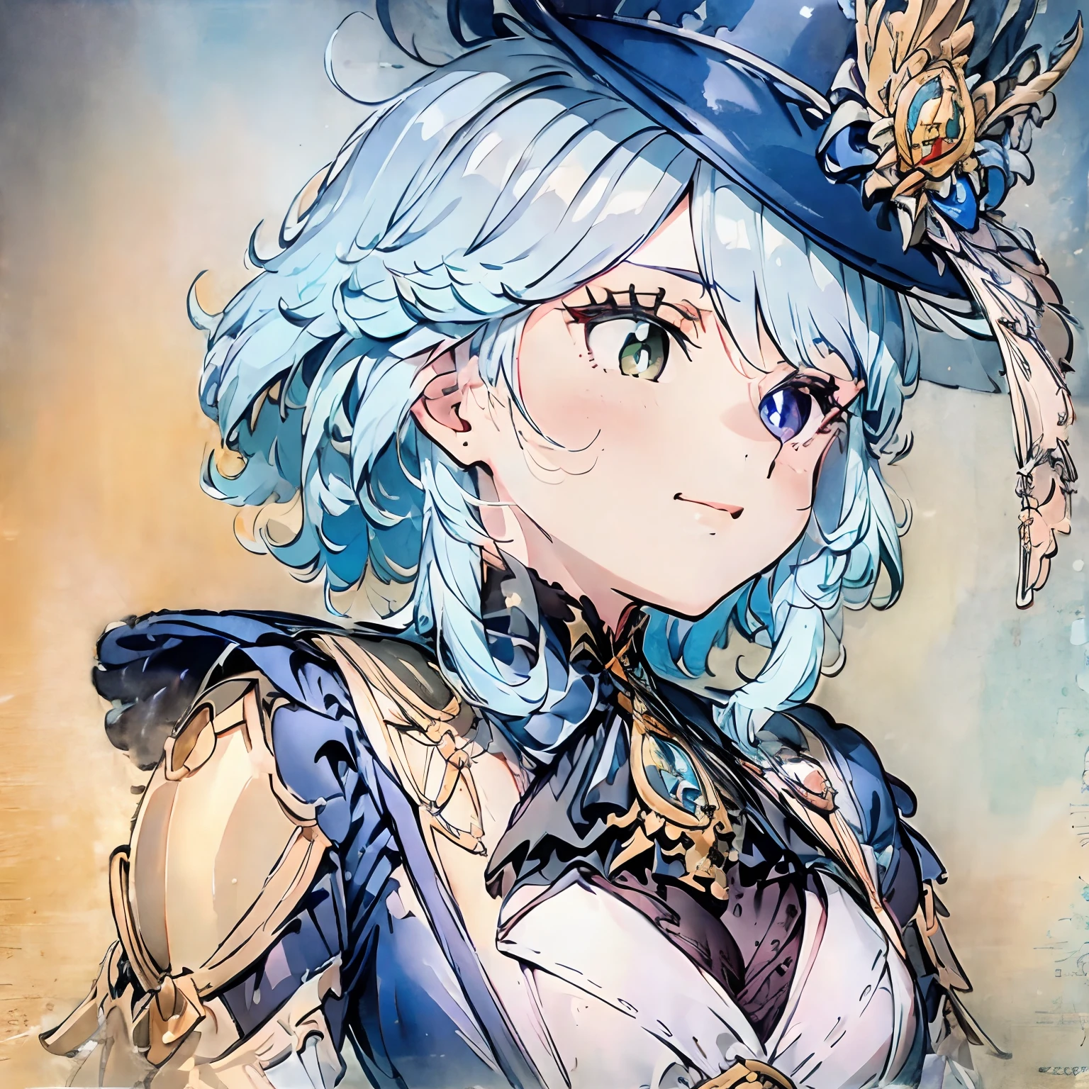 Lady furina wearing her hat
