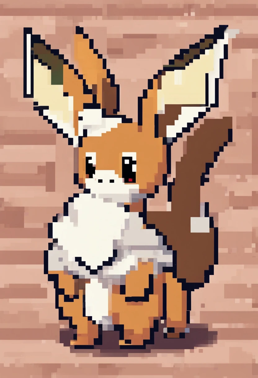 Pokemon eevee in a diaper and onesie