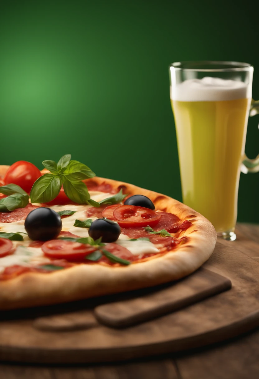 (best quality,4k,8k,highres,masterpiece:1.2),ultra-detailed,(realistic,photorealistic,photo-realistic:1.37),pizzeria tv board menu, bright photos, pale green background, dark green text, modern design, pizza photos, Consolas font.