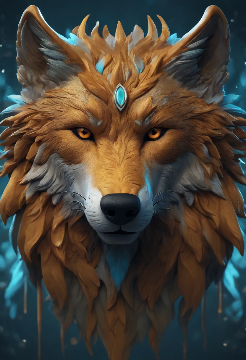Splash art, a wolf head, epic Instagram, artstation, splash style of colorful paint, contour, hyperdetailed intricately detailed , unreal engine, fantastical, intricate detail, splash screen, complementary colors, fantasy concept art, 8k resolution, deviantart masterpiece, heavy strokes, paint dripping, splash arts
