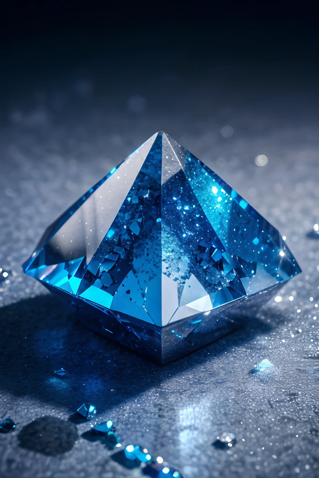 Crystals, gemstones, Shining crystals, krystal, Blue gemstones, No background, Taj, high image quality, HDR 4K ,upscale