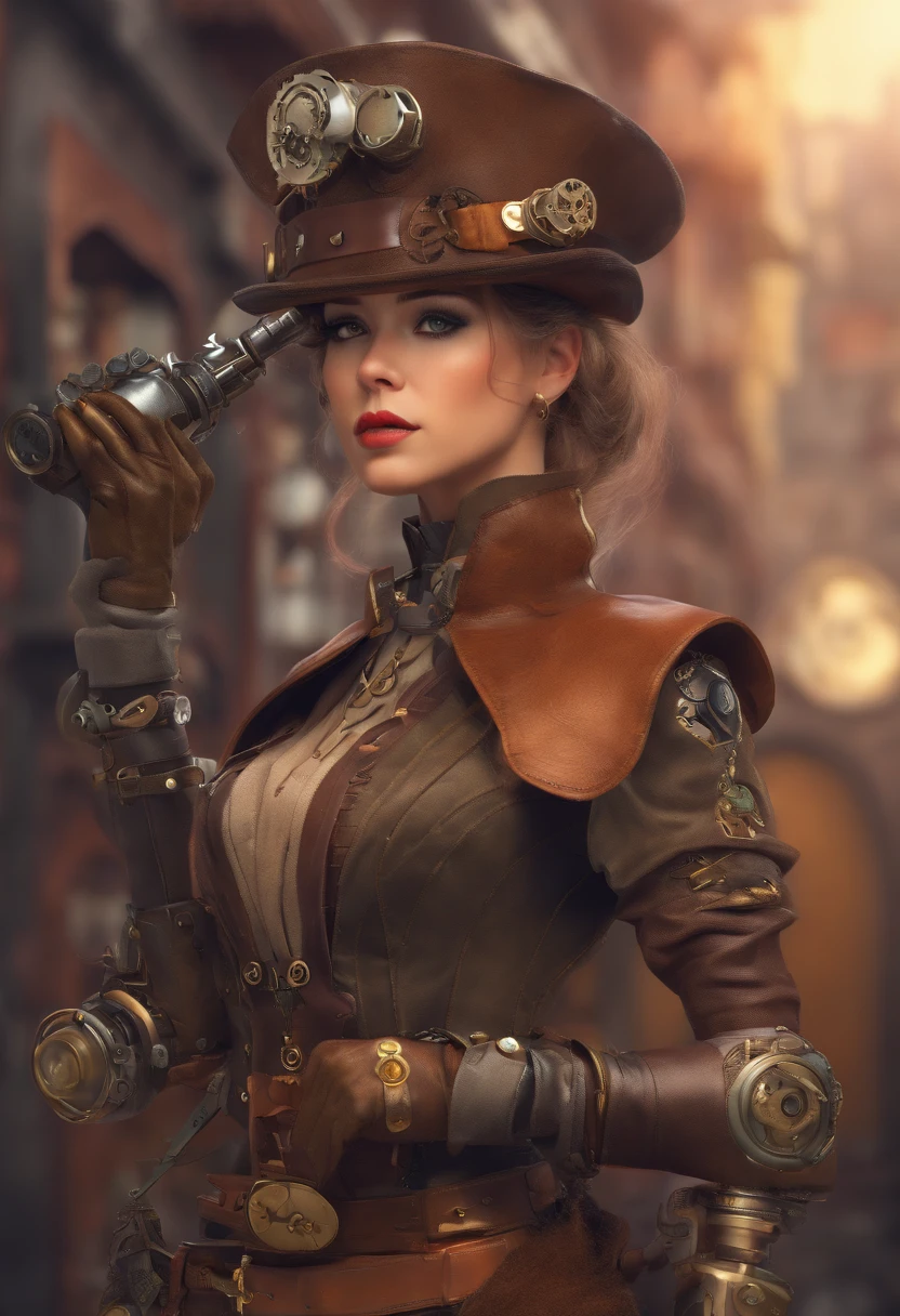 Il y a une femme dans une tenue de steam punk tenant un pistolet, A beautiful steampunk goddess, Steampunk belle femme de film realiste, Style fantastique Science fiction , porter une tenue de guerre , Cyberpunk, fille Steampunk, Mechanic, Fantaisie alien , Steampunk Pin-Up Fille, Robot guerrier , ( Steampunk ), Young girl in sexy clothes , Il y a une femme dans une tenue de steam punk tenant un pistolet, A Beautiful Indonesian Goddess Steampunk Beautiful Woman Negativist Surreal Photo , Style fantastique Steampunk, porter une tenue Steampunk, Steampunk Cyberpunk, fille Steampunk, Portrait of a Mechanic, Fantaisie punk, Steampunk Pin-Up Fille, Guerrier Steampunk, (Steampunk), Young Girl in Steampunk Clothes, In a Medieval World.