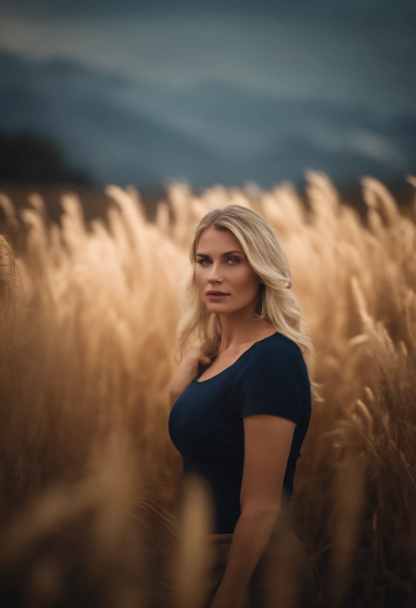 Named blonde woman with big boobs