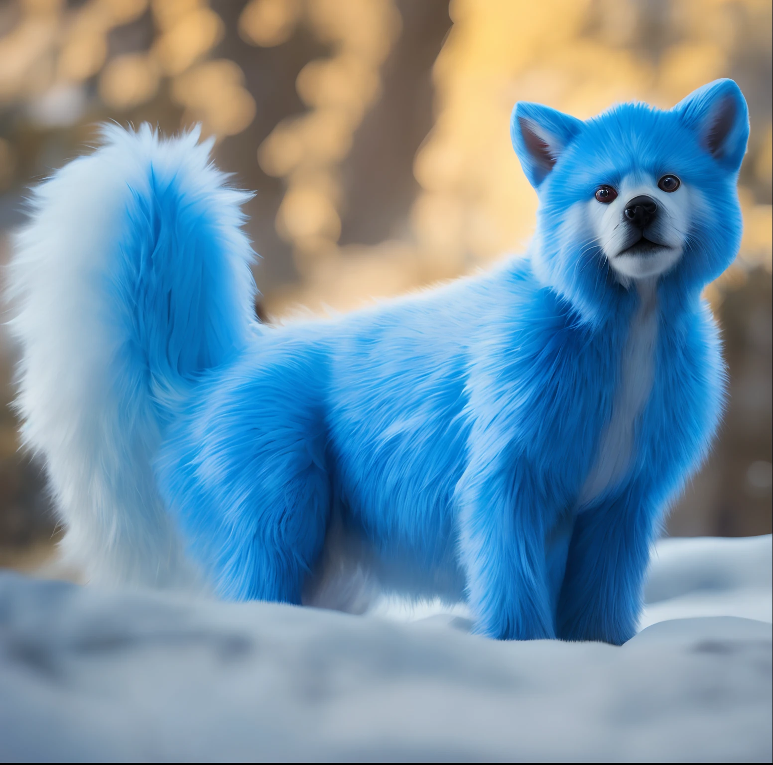 furry BlueFur naked female