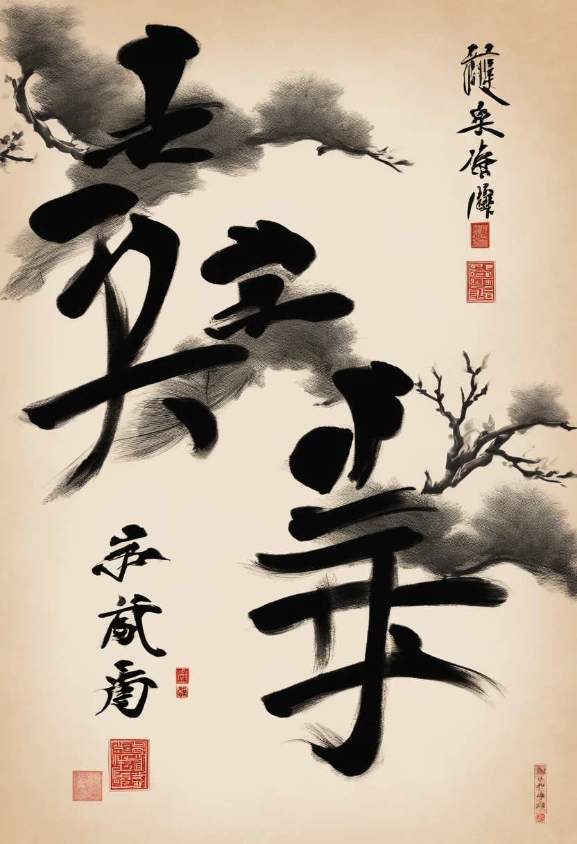 In this prompt, we want to generate an image related to Chinese calligraphy. Here is a detailed and high-quality prompt for Stable Diffusion:

A traditional Chinese calligraphy masterpiece,brush calligraphy,beautiful brushstrokes,ink on paper,(best quality,4k,8k,highres,masterpiece:1.2),ultra-detailed,realistic:1.37,powerful brush movements,precise strokes,authentic ink color,ink bleeding effect,stunning black and white contrast,subtle ink variations,expertly crafted characters,exquisite details,traditional art form,ancient Chinese culture,artistic expression,traditional ink brush,precise brush techniques,smooth gradients of ink,traditional Chinese characters,graceful flow of strokes,artistic interpretation,fine ink shades,vivid calligraphy artwork,calligraphy as a visual poem,poetic beauty,blending of art and meaning,choreography of brush and ink,lifelike ink texture,rich cultural heritage,master calligrapher's hand,No.1 brush pen in China,finest calligraphy paper.

The color tones will be in shades of black and white, creating a timeless and elegant atmosphere. The lighting will be soft and even, highlighting the richness of the ink strokes and creating a sense of depth on the paper.

Please note that the order of the tags is based on their importance and relevance to the prompt. Feel free to adjust and modify the prompt based on your artistic vision and preferences.