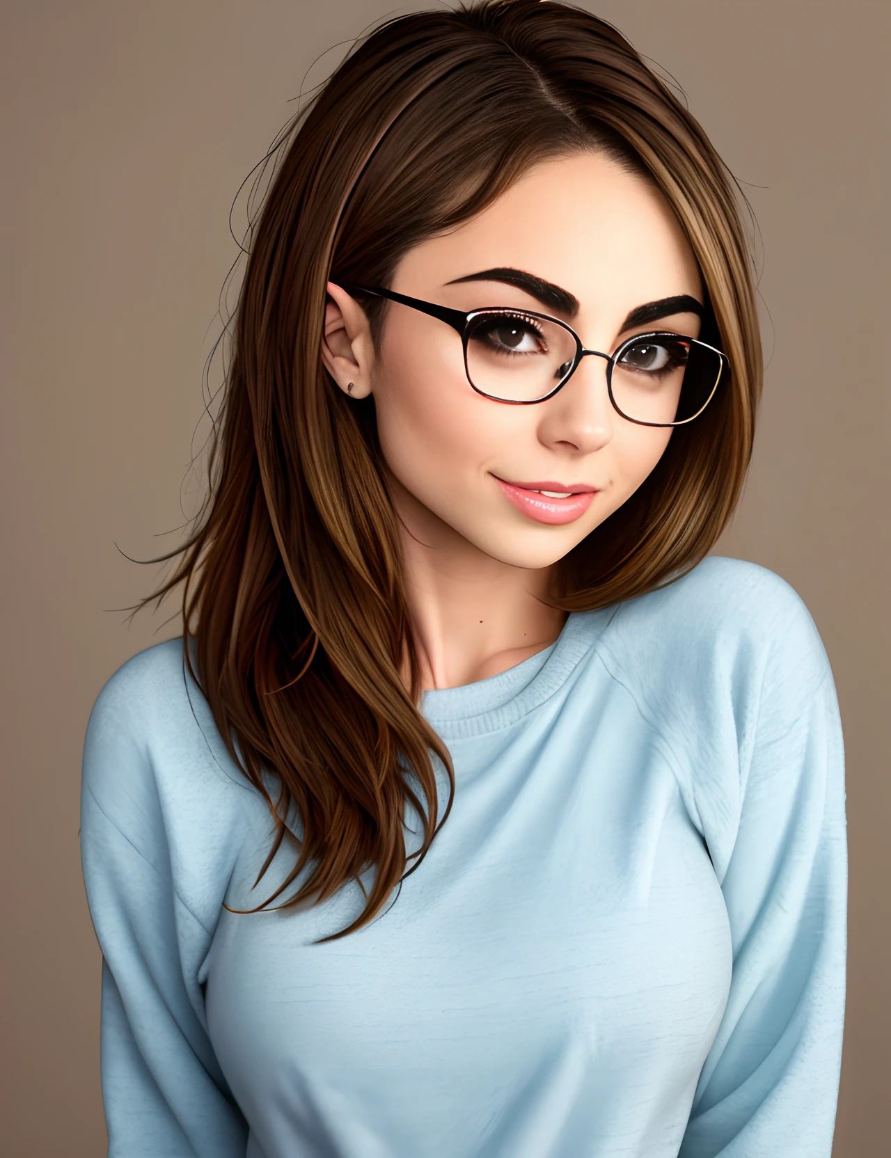 Riley Reid, glasses