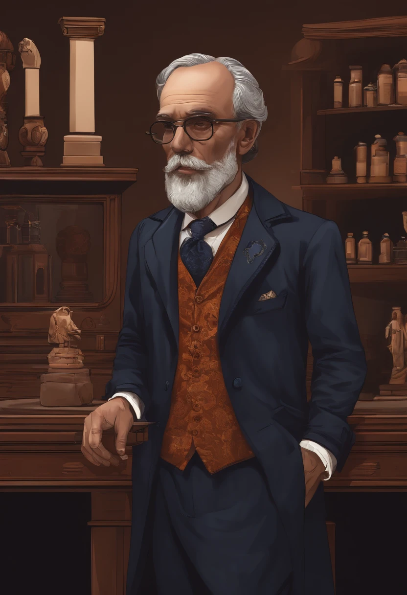 imagem de um professor de anatomia para homenagem do dia do professor no formato de story