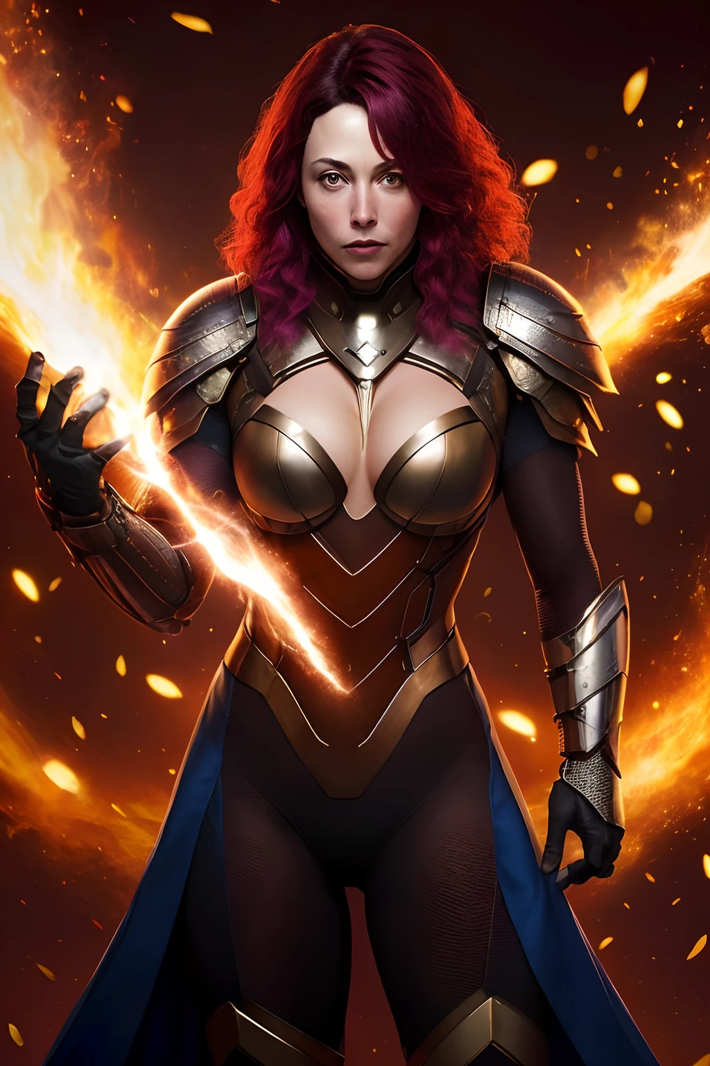 (papel de parede 8k extremamente detalhado), An average photo of Elon Musk female necromancer, intrincado, alto detalhe, Dramatic