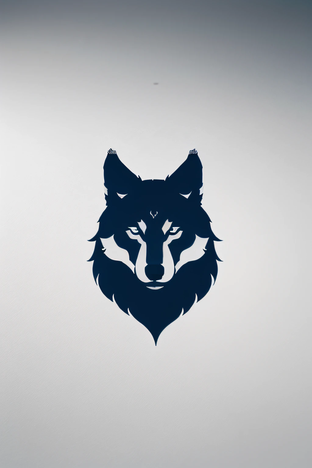 one wolf minimalist logo